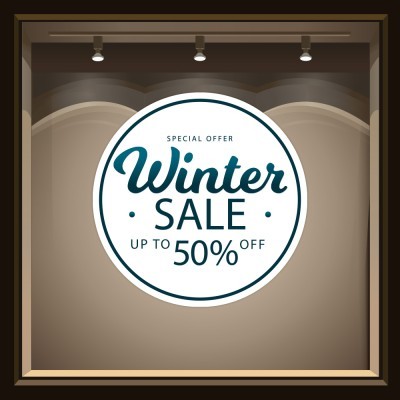 Special offer, Εκπτωτικά, Αυτοκόλλητα βιτρίνας, 80 x 80